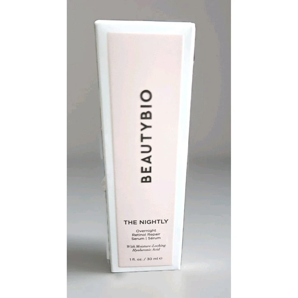 BEAUTYBIO THE NIGHTLY Overnight‎ Retinol Repair Serum - 1 oz SEALED - Hyaluronic